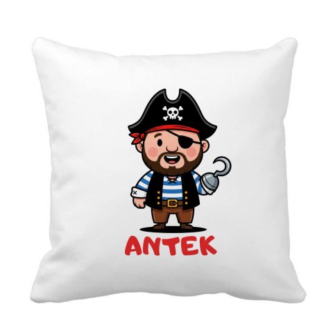Poduszka Pirat z dowolnym imieniem