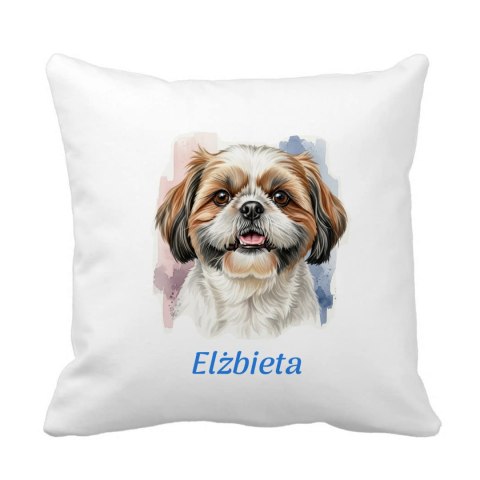 Poduszka Shih Tzu z dowolnym imieniem