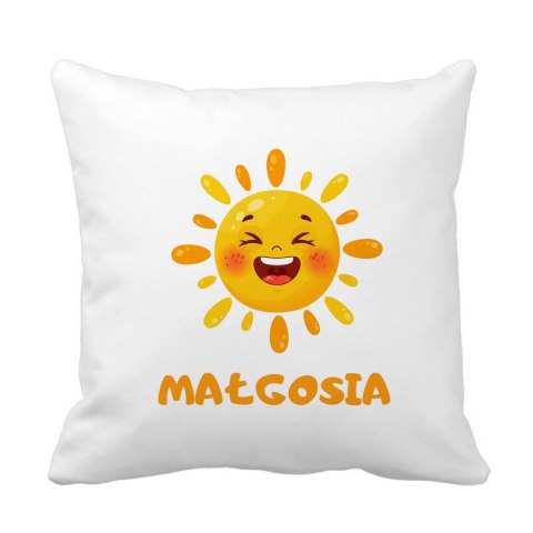 Poduszka Słońce z dowolnym imieniem