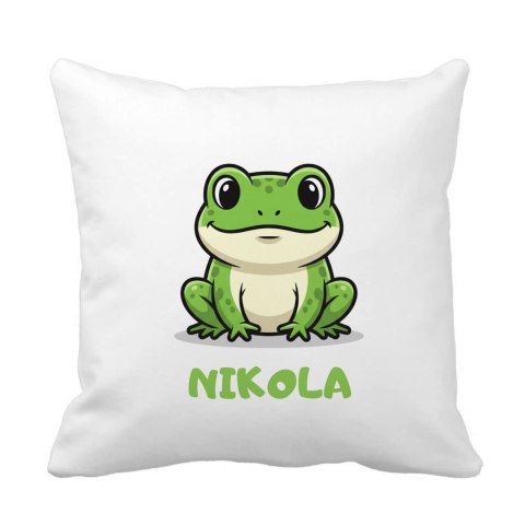 Poduszka Żaba z dowolnym imieniem