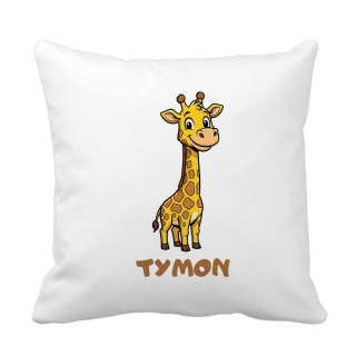 Poduszka Żyrafa z dowolnym imieniem