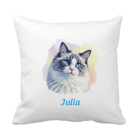 Poduszka kot Ragdoll z dowolnym imieniem