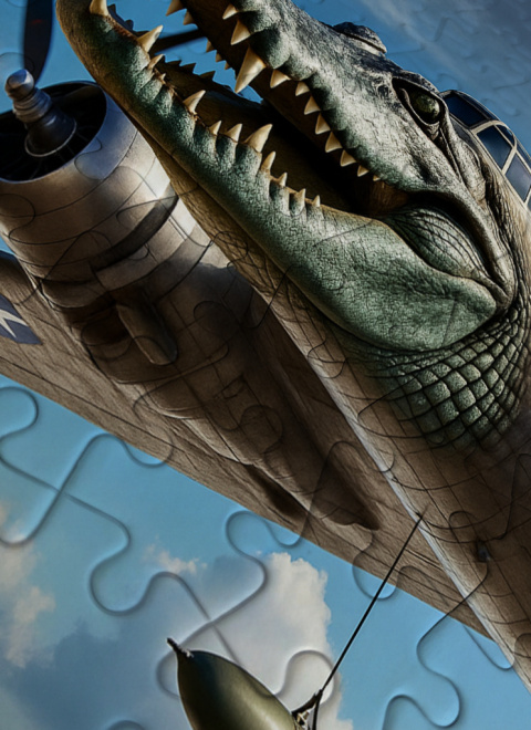 Bombardiro crocodilo Puzzle Bombardiro crocodilo Puzzle