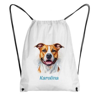 Worek Amstaff American Staffordshire Terrier z dowolnym imieniem