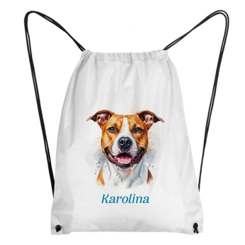 Worek Amstaff American Staffordshire Terrier z dowolnym imieniem