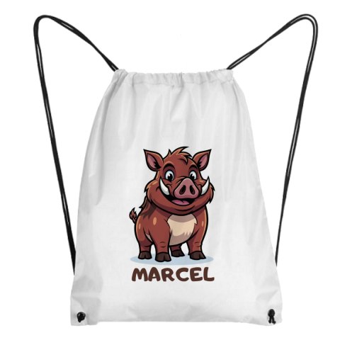 Workoplecak z dzikiem z dowolnym napisem