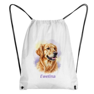 Worek Golden Retriever z dowolnym imieniem