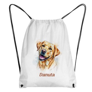 Worek Labrador z dowolnym imieniem