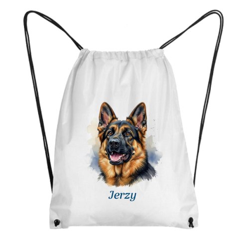 Worek Owczarek niemiecki z dowolnym imieniem