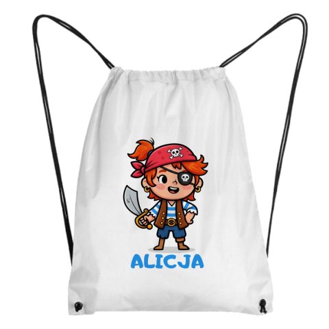 Worek Pirat-dziewczyna z dowolnym imieniem