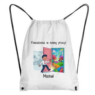 Worek Powodzenia w nowej pracy z dowolnym imieniem