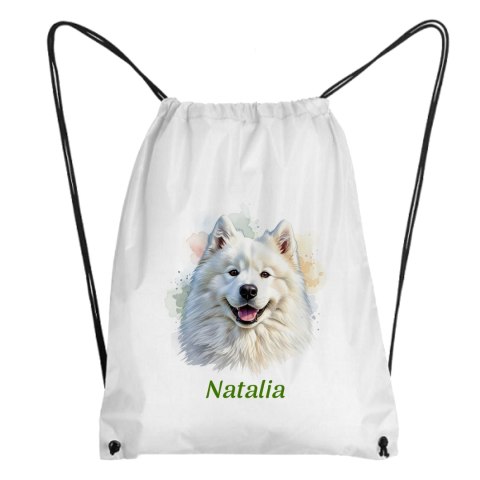 Worek Samoyed z dowolnym imieniem