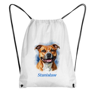 Worek Staffordshire Bull Terrier (Staffik) z dowolnym imieniem