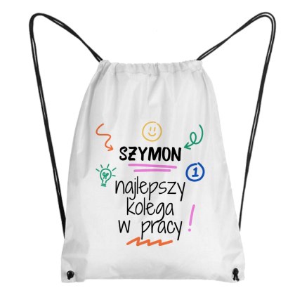 Worek dla kolegi z pracy z dowolnym imieniem