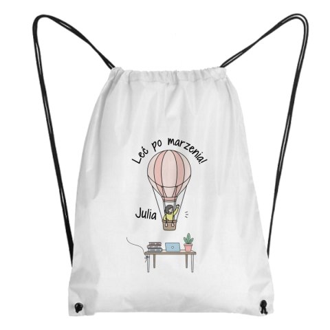 Worek dla koleżanki z okazji odejścia z pracy z dowolnym imieniem