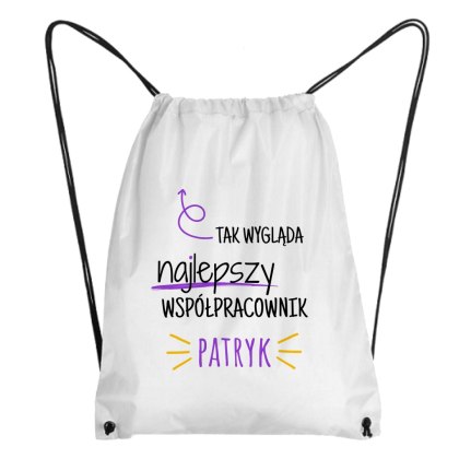 Worek dla współpracownika z dowolnym imieniem