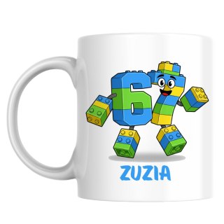 Kubek 67 six-seven klocki z dowolnym imieniem