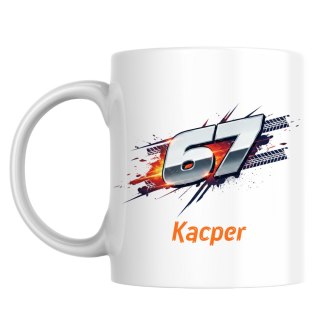 Kubek 67 six-seven wyścigowy z dowolnym imieniem