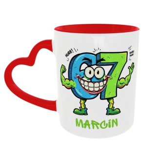 Kubek 67 szalony six seven z dowolnym imieniem