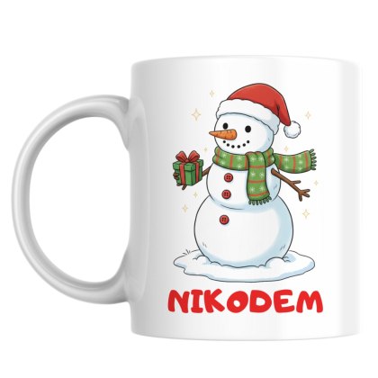 Kubek Bałwanek z dowolnym imieniem