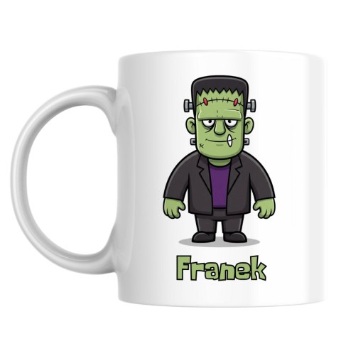 Kubek Frankenstein Halloween z dowolnym imieniem