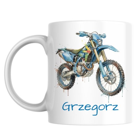 Kubek Motocross motocykl z dowolnym imieniem