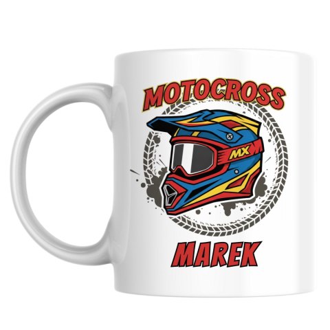 Kubek Motocross z dowolnym imieniem