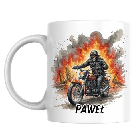 Kubek Motocykl z piekła rodem z dowolnym imieniem