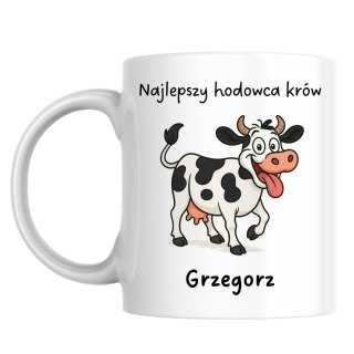 Kubek Najlepszy hodowca krów z dowolnym imieniem