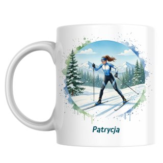 Kubek Narciarstwo biegowe z dowolnym imieniem