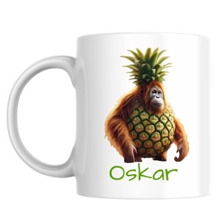 Kubek Orangutini Ananasini brainrot z dowolnym imieniem