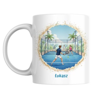 Kubek Padel z dowolnym imieniem
