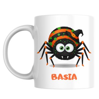 Kubek Pająk Halloweenowy z dowolnym imieniem
