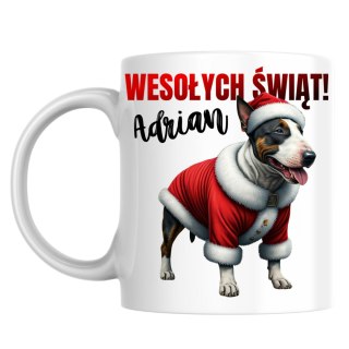 Kubek Pies Bulterier z dowolnym imieniem