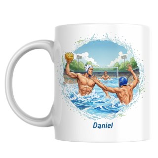 Kubek Piłka wodna - waterpolo z dowolnym imieniem