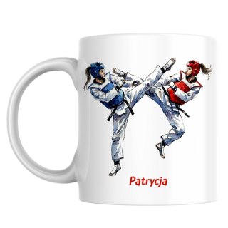 Kubek Taekwondo kobiety z dowolnym imieniem