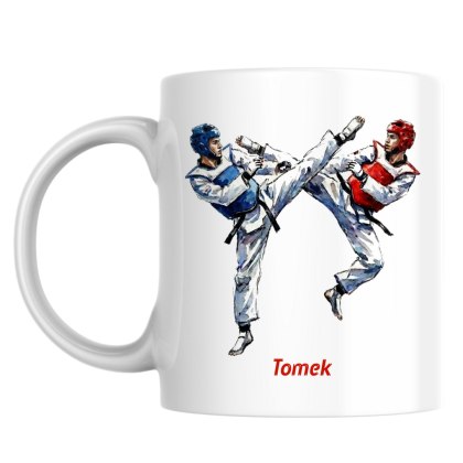 Kubek Taekwondo mężczyźni z dowolnym imieniem