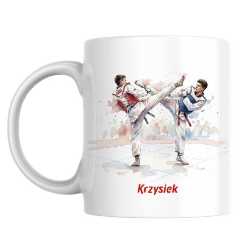 Kubek Taekwondo z dowolnym imieniem