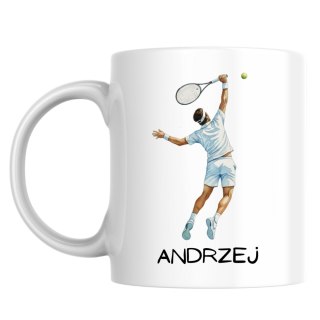 Kubek Tenisista z dowolnym imieniem