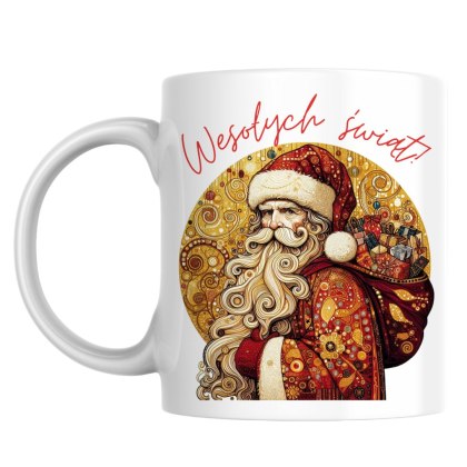 Kubek Vintage Mikołaj Wesołych Świąt