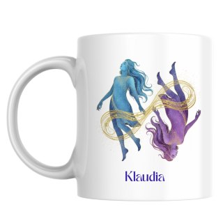 Kubek Znak zodiaku bliźnięta z dowolnym imieniem