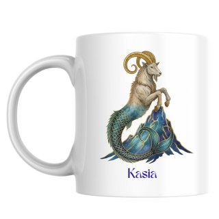 Kubek Znak zodiaku koziorożec z dowolnym imieniem