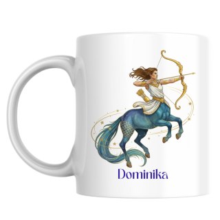 Kubek Znak zodiaku strzelec z dowolnym imieniem