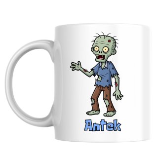 Kubek Zombie Halloween z dowolnym imieniem