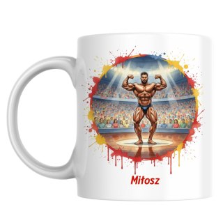 Kubek dla kulturysty - kulturystyka z dowolnym imieniem