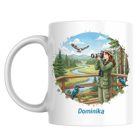 Kubek dla miłośniczki ptaków - dla ornitolożki z dowolnym imieniem