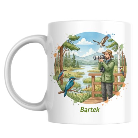 Kubek dla ornitologa - Obserwacja ptaków z dowolnym imieniem