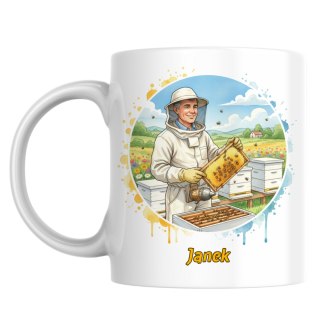 Kubek dla pszczelarza z dowolnym imieniem