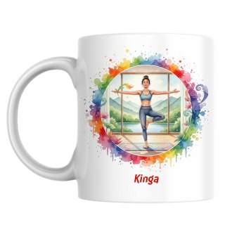 Kubek joga z dowolnym imieniem