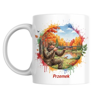 Kubek łowiectwo - myśliwy z dowolnym imieniem